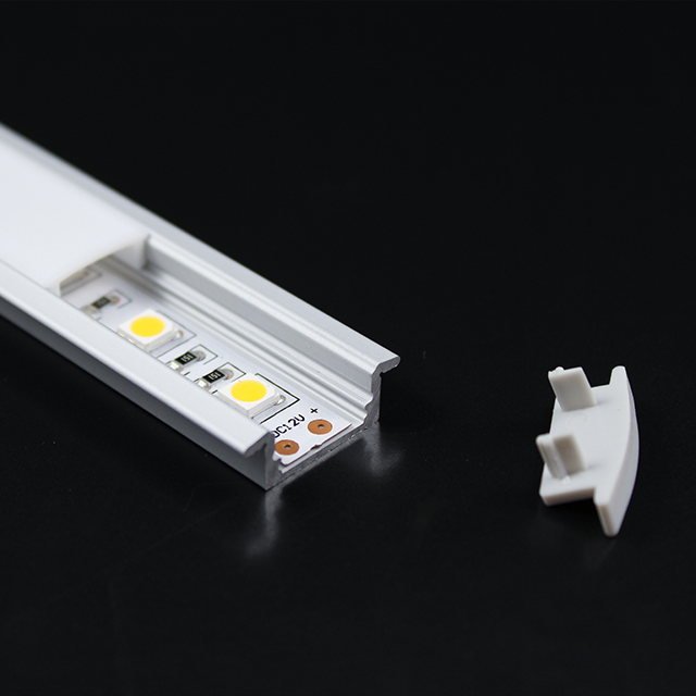 W17.1mm*H8.5mm (Inner Width 12.2mm) LED Aluminum Profile With Wing