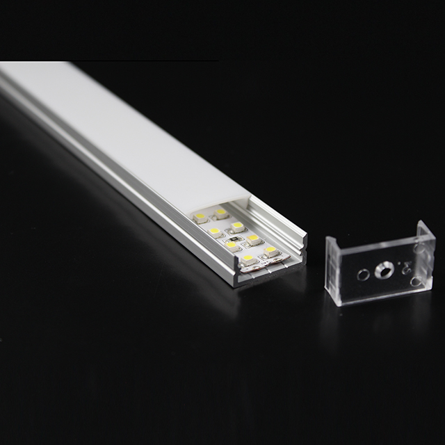 W23.5mm*H10.9mm (Inner Width 20mm) LED Aluminum Profile Without Wing