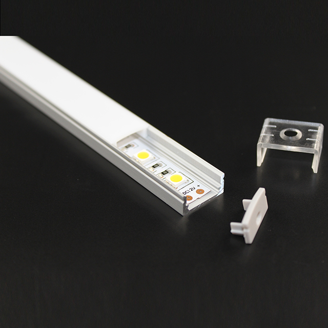W17.1mm*H8.5mm (Inner Width 12.2mm) LED Aluminum Profile Without Wing